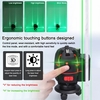Multifonctionnel 5 Lignes Niveau Laser 3 ° Machine Auto-nivelante Batterie Au Lithium Rechargeable Outil De Nivellement Autocollant Mural Au Sol Omnidirectionnel Ensemble D