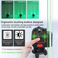 Multifonctionnel 5 Lignes Niveau Laser 3 ° Machine Auto-nivelante Batterie Au Lithium Rechargeable Outil De Nivellement Autocollant Mural Au Sol Omnidirectionnel Ensemble D