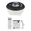 Multifonctionnel Northern Light Aurora Projecteur Veilleuse Galaxy Projecteur BT Musique Haut-Parleur Machine de Son Blanche avec APP Télécommande pour Maison Chambre Fête
