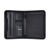 Multifonctionnel Professionnel Business Zippered Padfolio Dossier Document Cas Organisateur A4 PU Cuir