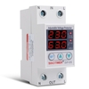 Multifonctionnel réglable tension limite protecteur de courant auto-réinitialisation commutateur double affichage protecteur surtension sous-tension dispositif de protection