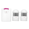 Multifonctionnel sans fil allée alarme IR capteur de mouvement alarme sonnette 1 récepteur 2 émetteurs pour usage extérieur à la maison