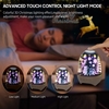 Multifonctionnel sans fil rechargeable LED lumière Audio BT haut-parleur lecteur de musique lampe de nuit lampe de boîte à musique