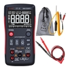 Multimètre numérique BSIDE Multimètre numérique True-RMS Touch-tone portable Voltmètre AC DC Voltmètre 9999 avec graphique à barres analogique et écran LCD rétro-éclairé Test de température NCV Tension AC / DC Tension Ampèremètre Courant Ohm