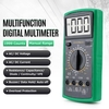 Multimètre numérique LCD 1999 points Testeur électrique Voltmètre Ampèremètre Protection contre les surcharges Multifonction AC DC Tension Courant Capacité Résistance hFE Test de diode de continuité (batterie 9V 6F22)