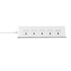Multiprise LDNIO 10 prises à 2 broches avec 6 ports USB 30W PD + QC Adaptateur de prise de courant à charge rapide Rallonge de 6, 9 pieds Protecteur de surtension SC10610
