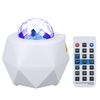 Musique Starry Projector Light Lampe de nuit LED avec télécommande Lampe de projection romantique Starlit 10 niveaux de luminosité et modes d