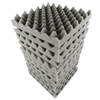 Muslady 12 pièces 30 * 30 * 5 cm panneaux de mousse acoustique oeuf mousse d