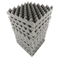 Muslady 12 pièces 30 * 30 * 5 cm panneaux de mousse acoustique oeuf mousse d