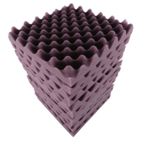 Muslady 12 pièces 30 * 30 * 5 cm panneaux de mousse acoustique oeuf mousse d