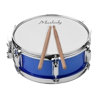Muslady 12inch Snare Drum Head with Drumsticks Shoulder Strap Drum Key for Student Band