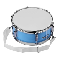 Muslady 12inch Snare Drum Head with Drumsticks Shoulder Strap Drum Key for Student Band