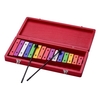 Muslady 15 touches Glockenspiel xylophone Instrument de percussion musical éducatif précoce coloré avec maillets pour le développement de la musique