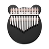 Muslady 17-Key Thumb Piano Black Acrylique Instrument de musique Kalimba Mbira