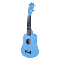 Muslady 21 pouces ukulélé 4 cordes ukulélé petite guitare basse en bois Instrument de musique enfants cadeau noir