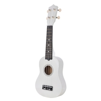 Muslady 21 pouces ukulélé 4 cordes ukulélé petite guitare basse en bois Instrument de musique enfants cadeau noir