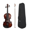 Muslady AV-590 pleine taille 4/4 violon tilleul corps tête ébène touche chevilles mentonnière cordier