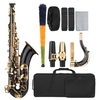 Muslady B-plat saxophone ténor Bb noir laque sax pour musiciens débutants