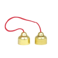 Muslady cuivre main cloches cloches musicales Orff Instrument à percussion jouet cloche instrument de musique de classe