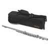 Muslady FL-200S Flûte en C à trou fermé 16 touches Instrument à vent plaqué argent cupronickel