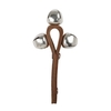 Muslady Handle Bell Shaker Handbell Stick Percussion Jouet Musical avec 3 Jingle Bells pour Enfants