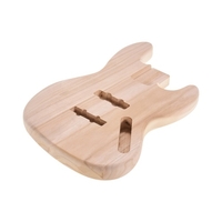 Muslady JB-T02 corps de guitare non finis Platane Wood Blank Guitar Barrel pour JB Style BassGuitars DIY Pièces