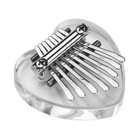 Muslady Kalimba 8 touches pouce Piano Mini Instrument de musique portable Kalimba pour adultes enfants