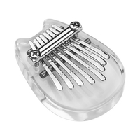 Muslady Kalimba 8 touches pouce Piano Mini Instrument de musique portable Kalimba pour adultes enfants