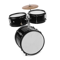 Muslady Kids Enfants Junior Beginners 3-Drum Set Drums Kit