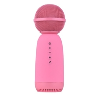 Muslady MC-001 Microphone BT sans fil Micro karaoké portable avec haut-parleur intégré Compatible avec l