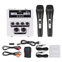 Muslady MF-8 Mini Sound Audio Mixer Stéréo Echo Mixers Dual Mic Inputs Support BT Recording MP3 Function