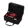 Muslady Mini Pocket Trompette Sib Plat En Laiton Matériel Instrument à Vent avec Embouchure Gants Nettoyage Tissu Housse de Transport