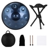 MUSLADY Performance Sound Healing Handpan -Bleu-9 tons