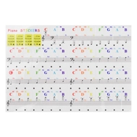 Muslady Piano Key Stickers Kit d