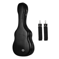 Muslady Sac de transport pour guitare acoustique de 41 pouces Étui de transport léger et rigide