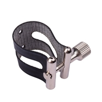 Muslady Saxophone Ligature Compact Durable Sax Ligature pour Saxophone Alto Embouchure Bakélite
