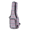 Muslady Soprano Ukulele Gig Bag 21 pouces élégant sac à dos en coton rembourré étui de transport avec doublure en flanelle