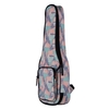 Muslady Soprano Ukulele Gig Bag 21 pouces élégant sac à dos en coton rembourré étui de transport avec doublure en flanelle