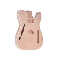 Muslady TL-F Corps de guitare électrique non fini,  corps de guitare vide