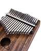 Muspor 17 touches EQ Kalimba solide Acacia Pouce Piano Link haut-parleur Pick-up électrique avec sac câble Calimba Mbira Instrument de clavier