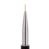 Nail Art BQAN Peinture Brush 11mm cristal acrylique Nail Art Gel UV peinture Ligne Brosse Nylon cheveux Pen manucure Nail Liner outil