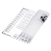 Nail Art Manucure Mat Silicone Pliable Lavable Table Soft Cover Pad Pour Stamping inverse Mat Stamp Nail Practice Workspace design Plate