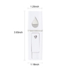 Nano Facial Mister 20 ml Humidificateur Visage Portable Cool Mist Vapeur Facial SPA Hydratant Hydratant Visage Pulvérisateur USB Rechargeable Handy Mist Pulvérisateur