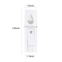 Nano Facial Mister 20 ml Humidificateur Visage Portable Cool Mist Vapeur Facial SPA Hydratant Hydratant Visage Pulvérisateur USB Rechargeable Handy Mist Pulvérisateur
