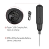 NANWEI 3.6V Mini tournevis sans fil avec embout de vis cruciforme à fente Outil à main Tournevis électrique Tournevis à main rechargeable USB avec indicateur LED 2 couleurs