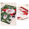 Napperons de Noël Bonhomme de neige Napperons de Noël Décor de salle à manger Tapis de table de Noël résistants à la chaleur Napperon lavable