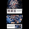 Naviforce Hommes Montre À Quartz En Acier Inoxydable Bande De Mode Multifonction Montre-Bracelet Brillant 3ATM Conception De Résistance À L