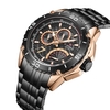 NAVIFORCE hommes montre mouvement à quartz bracelet en acier inoxydable calendrier horaire semaine affichage design lumineux 3ATM étanche montre de sport mâle mode bracelet montres d