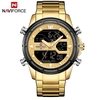 NAVIFORCE NF9138S Montre Homme Double Affichage Deux Quartz Numérique Mouvement