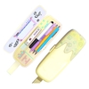 NBX bricolage assemblé étui à crayons crème glacée Quicksand multifonctionnel mignon boîte à crayons papeterie support de rangement boîte organisateur pour école adolescent garçons filles étudiants